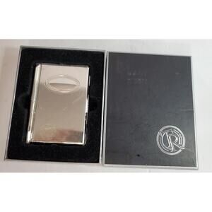 Discontinued Rare Things Remembered Silver Metal Jotter Notepad With Pen NIB